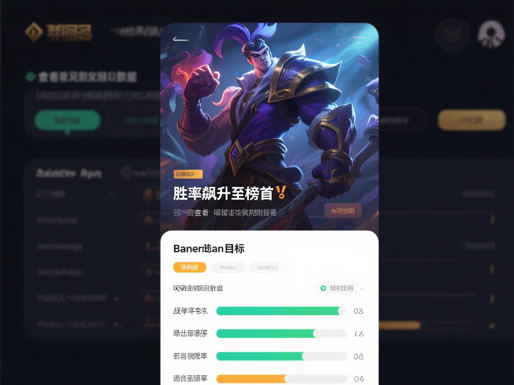 查看近期对局数据：根据对局中英雄的胜率或